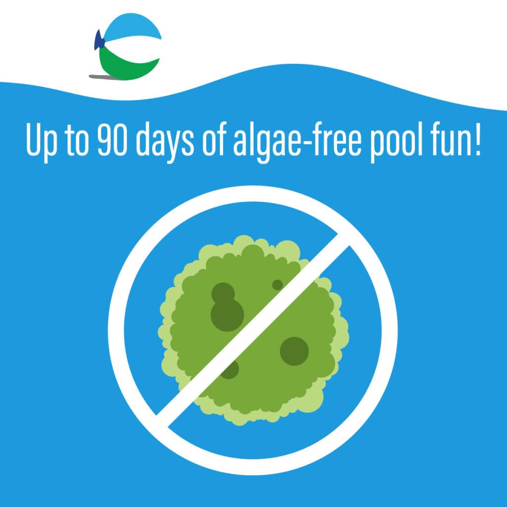 Poolife NST Patrol – Fast-Acting Algaecide with 50% Quat for Green & Black Algae Control – Low-Dosing Weekly Formula – Includes 7-in-1 Test Strips, Measuring Cup & Pool-IQ AI Assistant 2 Pack