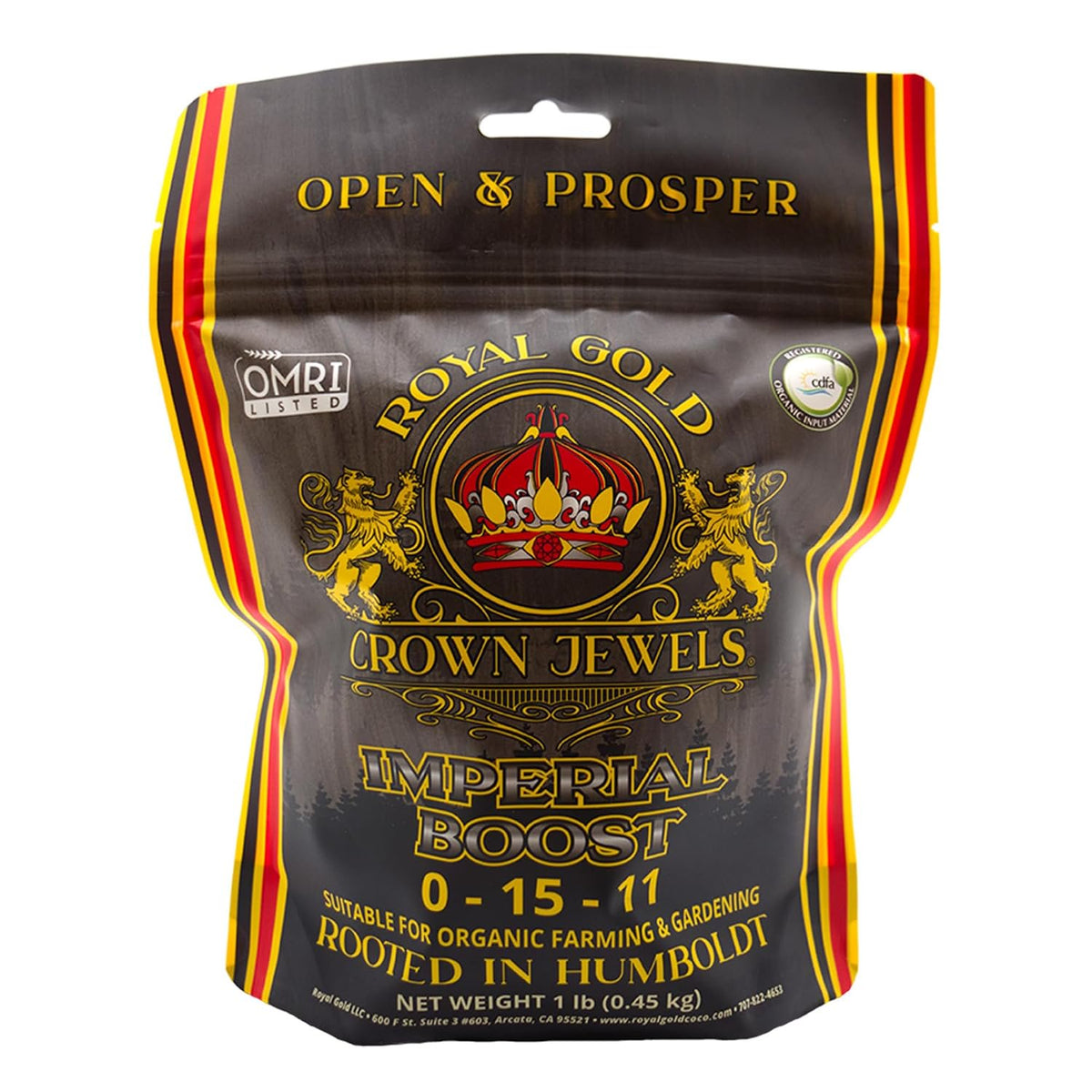 Royal Gold Crown Jewels Imperial Boost 0-15-11 bloom booster, 10 lb bag
