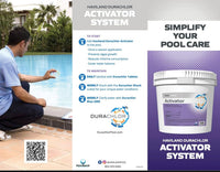 Haviland Durachlor Activator 45 lb with My Garden Pool Scum Socks, Test Strip & Pool-IQ AI Assistant