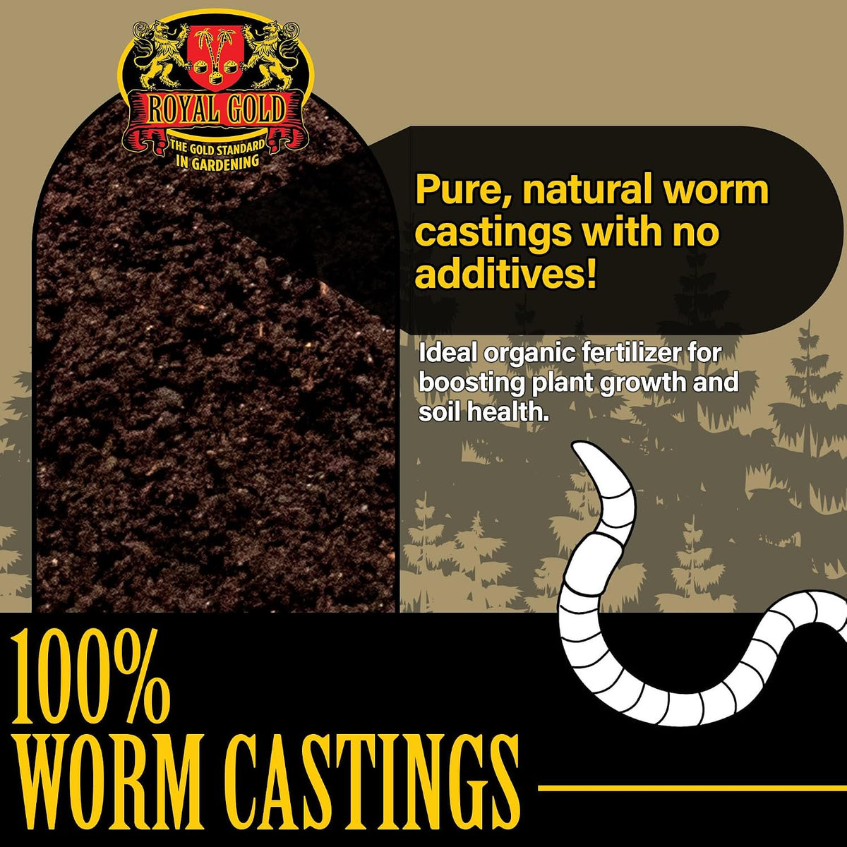 Royal Gold Worm Castings soil amendment 1 cu ft - product feature 2