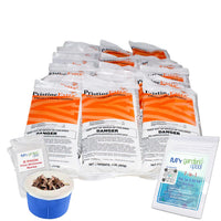 PristineExtra 24 lb Powerful Oxidizing Granules for Pools & Spas Multi Purpose Non Chlorine Shock for Clear Fresh Water Includes My Garden Pool 2 Scum Socks 7 in 1 Test Strip & Pool IQ Assistant