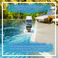 Natural Chemistry 14203NCM Hot Tub and Spa PH Decreaser with My Garden Pool 20 Ct. Test Strips & Scum Sponge Flower Oil-Absorbing Sponge for Hot Tubs and Pools