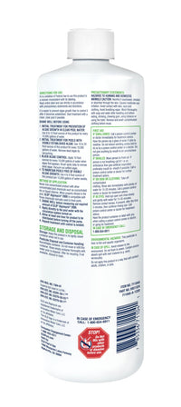 GLB Algimycin 2000 Algaecide 32 FL OZ 71104A with My Garden Pool 7 in 1 Test Strips, Measuring Cup and POOL-IQ, 12 Pack