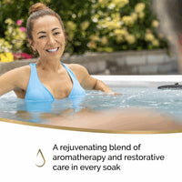 Sirona Aromatherapy Bliss Spa Bundle for Hot Tub & Spa – Muscle & Joint & Soothing Relaxation Epsom Salt Crystals with My Garden Pool Oil Absorbing Scum Sponge & 7-in-1 Test Strips