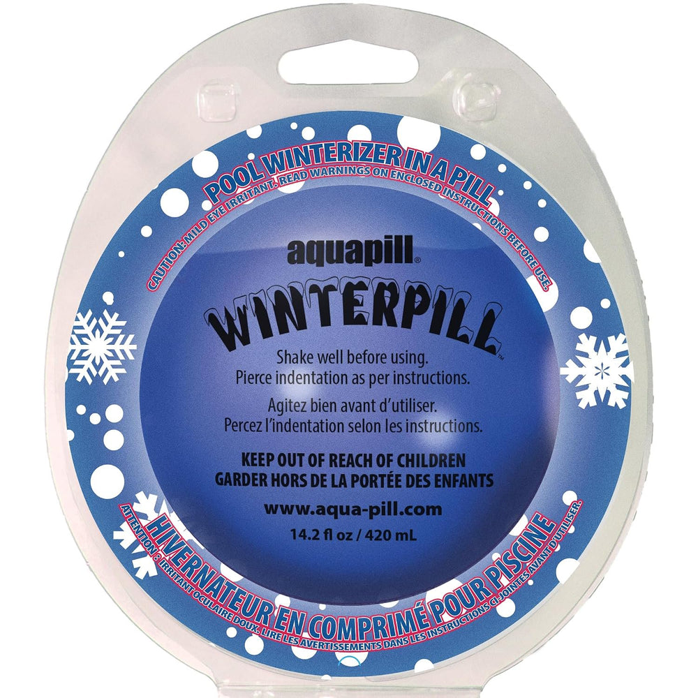 Aquapill WinterPill Winterizing Chemical for Above Ground and In-Ground Pools - Up to 30,000 Gallons, 14.2 oz.