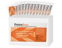 PristineExtra 24 lb Powerful Oxidizing Granules for Pools & Spas Multi Purpose Non Chlorine Shock for Clear Fresh Water Includes My Garden Pool 2 Scum Socks 7 in 1 Test Strip & Pool IQ Assistant