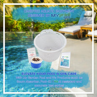 My Garden Pool 27180-009-000 Replacement for Hayward Pool Skimmer; Durable and Easy-to-Install Pool Skimmer Basket Replacement Skimmer Sock and 7-in-1 Pool & Spa Test Strips 20 Ct.