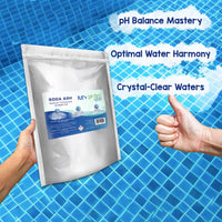 My Garden Pool Soda Ash - pH Increaser for Crystal-Clear Waters, Laundry Booster, Tie Dye Fixer - Elevate Your Pool and Projects with Sodium Carbonate