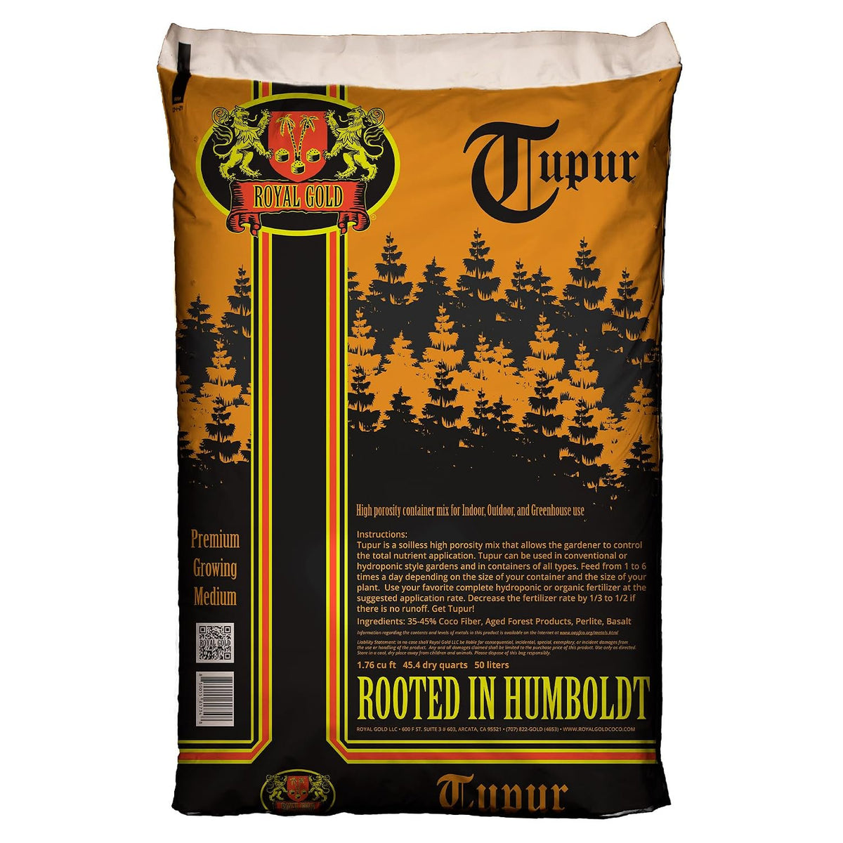 Royal Gold Tupur Mix quick draining soilless medium bag front