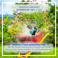 Bond LH015 Mini D Handle Shovel with My Garden Pool PH Soil Test Strips 20 ct, and My Garden Pool Superior Gardening Claw Gloves and Garden-IQ, Smart Gardening AI Assistant!