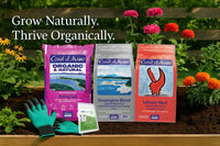 Coast of Maine LM6000 Lobster Meal Plant Food 4 LB – Natural Organic Fertilizer with Calcium for Soil Health with My Garden Pool Soil Test Strips & Gardening Claw Gloves