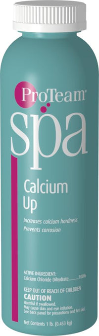 ProTeam Spa Calcium Up 1 LBS - Granular Spa Water Treatment - Light Blue with My Garden Pool 20 Ct. Test Strips & Scum Sponge Oil-Absorbing Sponge for Hot Tubs and Pools