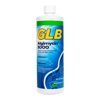 GLB Algimycin 3000 Algaecide 32 FL OZ 71105A with My Garden Pool 7 in 1 Test Strips and Measuring Cup, 12 Pack