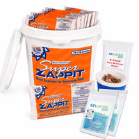 Super Zappit %73 Cal Hypo Shock Fast Dissolving Shock Treatment, 24 x 1 Lb Bag with My Garden Pool Skimmer Socks and 7-in-1 Test Strips. – Powerful Chlorine Shock