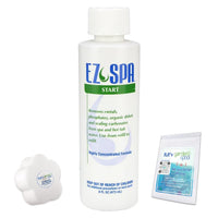 API Ez Spa Pre EZSPS 8 oz with My Garden Pool 20 Ct. Test Strips & Scum Sponge Oil-Absorbing Sponge for Hot Tubs and Pools & Pool-IQ, Smart Pool AI Assistant!