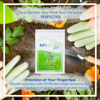 MYGP Organic Garden Lime; Raises Soil pH Contains pelletized dolomitic Lime for Organic Gardening; 5 lb with a My Garden Pool PH Soil Test Strips 20 ct, and Superior Gardening Claw Gloves - 2 Pack