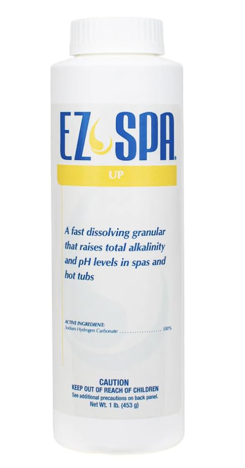 EZ SPA Water Balance Kit includes Up, Down and Cal granules for SPA with My Garden Pool 20 Ct. Test Strips & Scum Sponge Oil-Absorbing Sponge for Hot Tubs and Pools & Pool-IQ, Smart Pool AI Assistant!