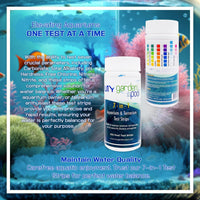 Lamotte WaterLink Spin Touch Kit; 3581 Mobile Spin Touch Lab, 4329 Chlorine/Bromine Plus Phosphate Disk, 50 ct; Carry Case and My Garden Pool Aquarium, Terrarium, Pool & Spa Test Strips, 100 ct.