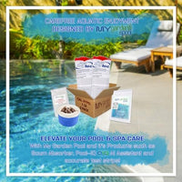 Drytec Calcium Hypochlorite Pool Shock 1 lb. 68% Bag, Complete Pool Care Kit with My Garden Pool Skimmer Sock and 7-in-1 Test Strips, 60 ct. – Powerful Chlorine Shock for Clear Swimming Water (2)