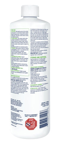 GLB Algimycin 3000 Algaecide 32 FL OZ 71105A with My Garden Pool 7 in 1 Test Strips and Measuring Cup, 4 Pack