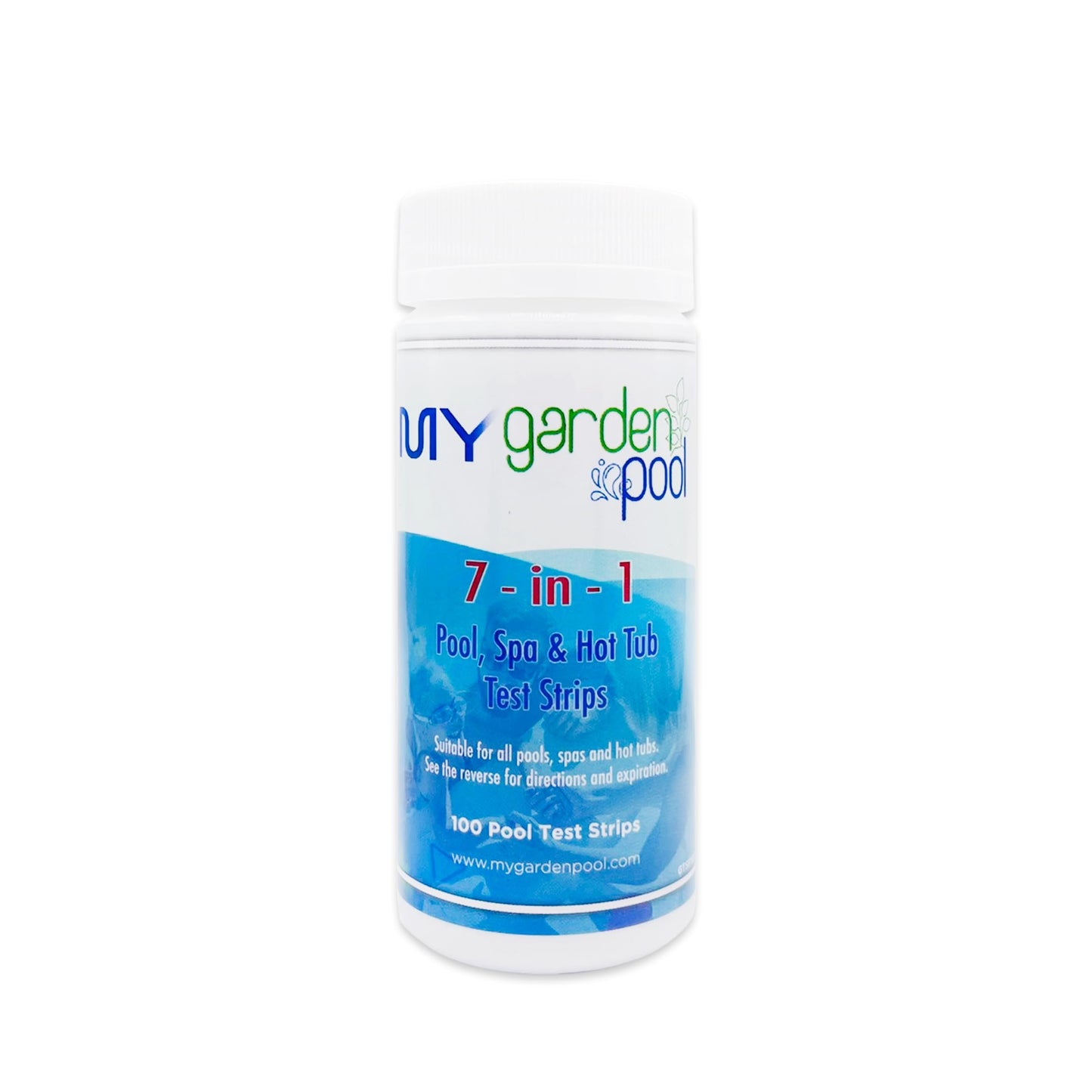 Lamotte R-2056 Color-Q Pro 7 Test Reagent Refill Kit with My Garden Pool 100 Test Strip - Maintain Crystal-Clear Pools - Accurate & Reliable Water Quality Testing for Pools & Spas!