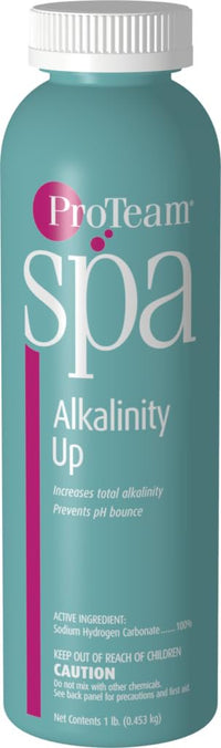 ProTeam Spa Alkalinity Increaser 2 LBS for Hot Tub and Spa pH Increaser with My Garden Pool 20 Ct. Test Strips & Scum Sponge Oil-Absorbing Sponge for Hot Tubs and Pools - 2 LBS