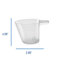 My Garden Pool 8 oz (250 cc) Natural Tapered Plastic Measuring Cup – Durable Reusable Measuring Tool for Pool & Spa Chemicals, Fertilizers, and Household Use