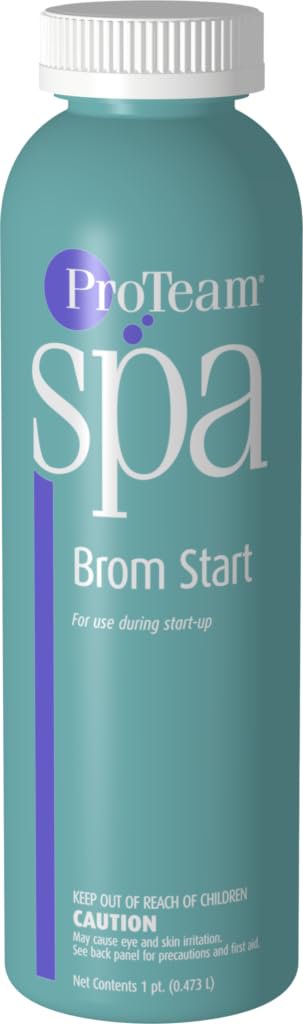 ProTeam Spa Brom Start with My Garden Pool 20 Ct. Test Strips & Scum Sponge Oil-Absorbing Sponge for Hot Tubs and Pools