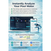 API Revive! Weekly Swimming Pool Clarifier Cleaning Treatment, 32 Ounce with My Garden Pool 20 Ct. Test Strips & 2 Pack Pool Skimmer Socks and Pool-IQ, Smart Pool AI Assistant!