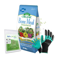 Espoma BM10 Bone Meal 10 lb. - Boost Your Plant Growth with My Garden Pool PH Soil Test Strips 20 ct, and My Garden Pool Gardening Claw Gloves and Garden-IQ, Smart Gardening AI Assistant!
