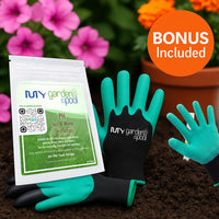 Coast of Maine SQ7000 Liquid Squid Plant Food 1 QT – Natural Organic Liquid Fertilizer for Lush Green Growth with My Garden Pool Soil Test Strips & Claw Gardening Gloves