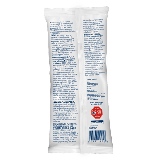 Poolife Non-Chlorine Oxidizer 12 Pack (1 lb each) – Ideal for Bromine Pools – Weekly Pool Shock – Includes 2 Scum Socks and 7-in-1 Test Strips