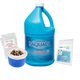 BAQUACIL Swimming Pool Oxidizer – 1 Gallon Non-Chlorine Shock Treatment – Oxidizes Organic Contaminants – Includes Test Strips & Scum Socks