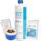 Pool Breeze Algaecide 60 – 32 oz Bottle – Non-Foaming Algae Control – Includes Scum Socks & Test Strips