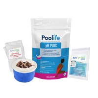 Poolife pH Plus 5 lb – Fast-Dissolving pH Increaser for Pools – Boosts Water Balance Instantly – With 2 Scum Socks and 7-in-1 Test Strips