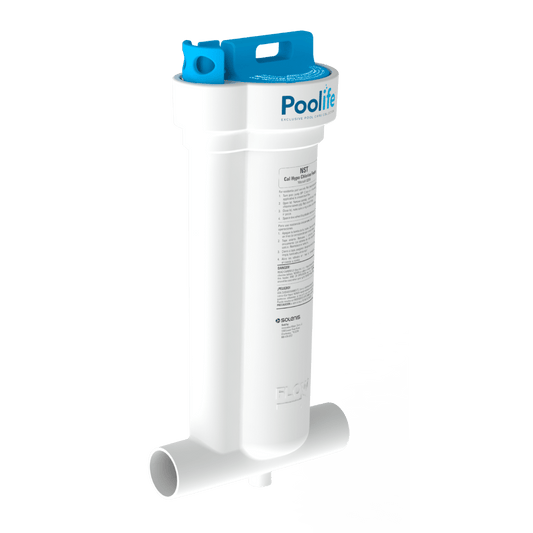 Poolife NST Cal Hypo Chlorine Feeder – Automatic Dispenser for Cal Hypo Tablets – Easy, Consistent Sanitization – Bonus Scum Socks Included